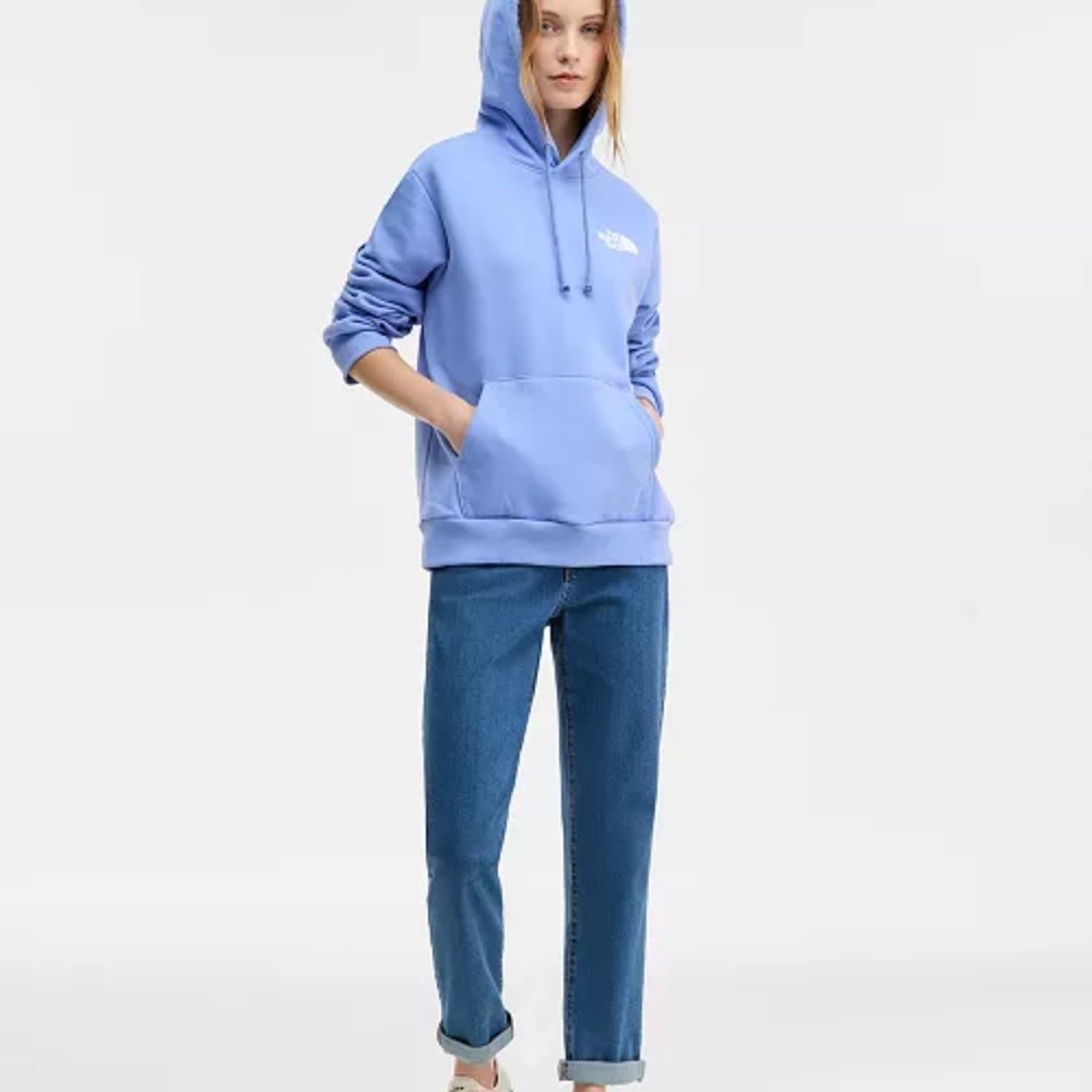 New! The North Face Evolution Peaks Women's Blue Hoodie - Picture 3 of 7